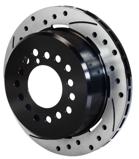 Picture of Wilwood Rotor - 1.91in Offset - SRP - BLK - Drill - LH 11.00 x .810 - 5 Lug