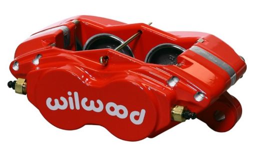 Picture of Wilwood Caliper - Forged Dynalite - M - Red 1.75in Pistons .81in Disc