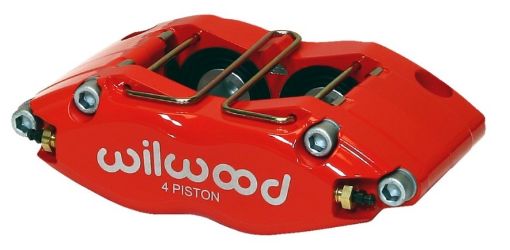 Picture of Wilwood Caliper - Dynapro Radial - Red 1.25in Pistons 0.81in Disc