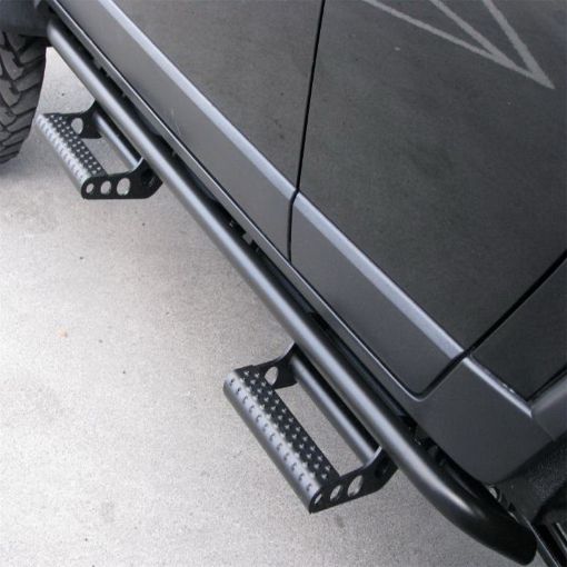 Picture of N - Fab RKR Step System 16 - 17 Toyota Tacoma Double Cab - Tex. Black - 1.75in