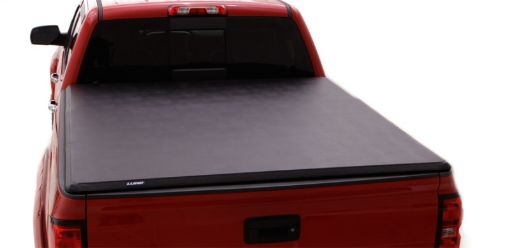 Picture of Lund 04 - 14 Chevy Colorado Styleside (6ft. Bed) Hard Fold Tonneau Cover - Black