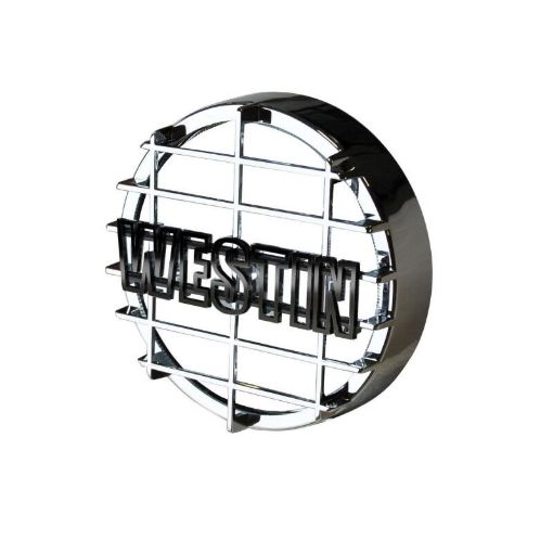 Picture of Westin Premier 6 in Quartz - Halogen Off - Road Light Cover (Chrome Grid Only) - Chrome