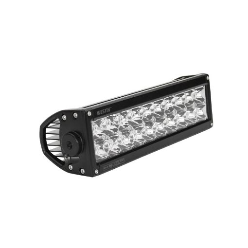 Picture of Westin Performance2X LED Light Bar Low Profile Double Row 10 inch Flood w3W Osram - Black