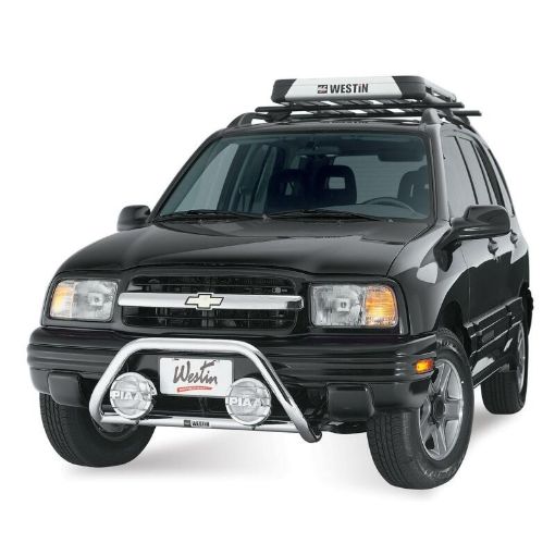 Picture of Westin 1999 - 2004 Chevrolet Tracker Safari Light Bar Mount Kit - Black