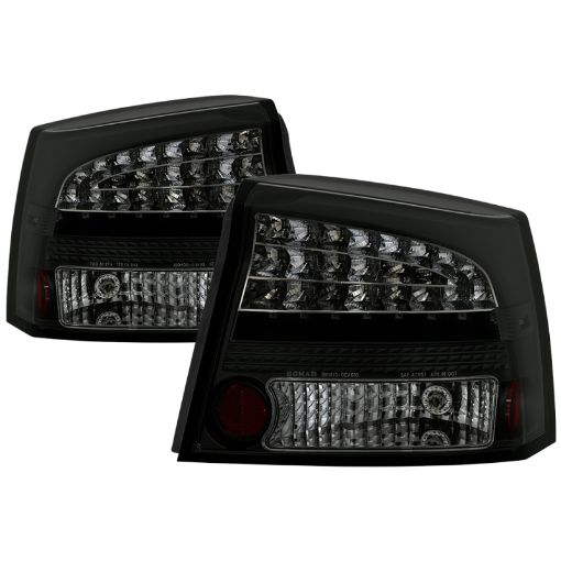 Picture of Spyder 06 - 08 Dodge Charger LED Tail Lights - Black Smoke ALT - YD - DCH05 - LED - BSM