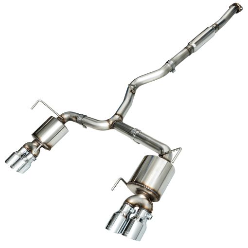 Picture of AWE Tuning 2015 Subaru WRX VA Sedan Touring Edition Exhaust - Chrome Silver Tips (102mm)