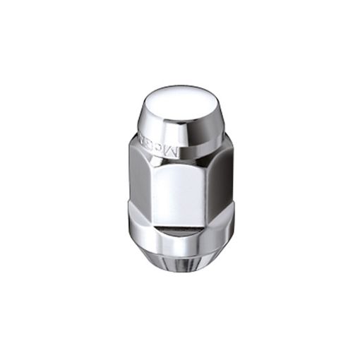 Picture of McGard Hex Lug Nut (Cone Seat Bulge Style) 12 - 20 34 Hex 1.45in. Length (Box of 100) - Chrome