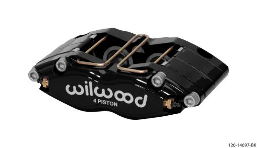 Picture of Wilwood Caliper - Dynapro Single 5.98in Mount - Black 1.58in Piston 1.1in Disc